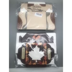 Thanksgiving Cookie Boxes with Window 2pk 72-total 6x6x3 Inch Bakery Box Pastry